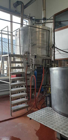 Photo of the brewery copper