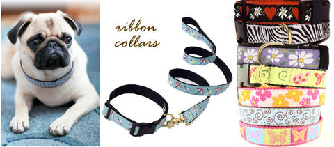 ribbon dog collars