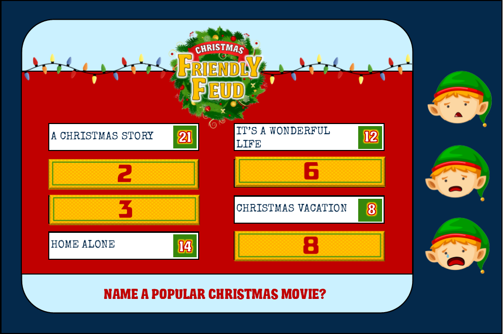 family feud game questions