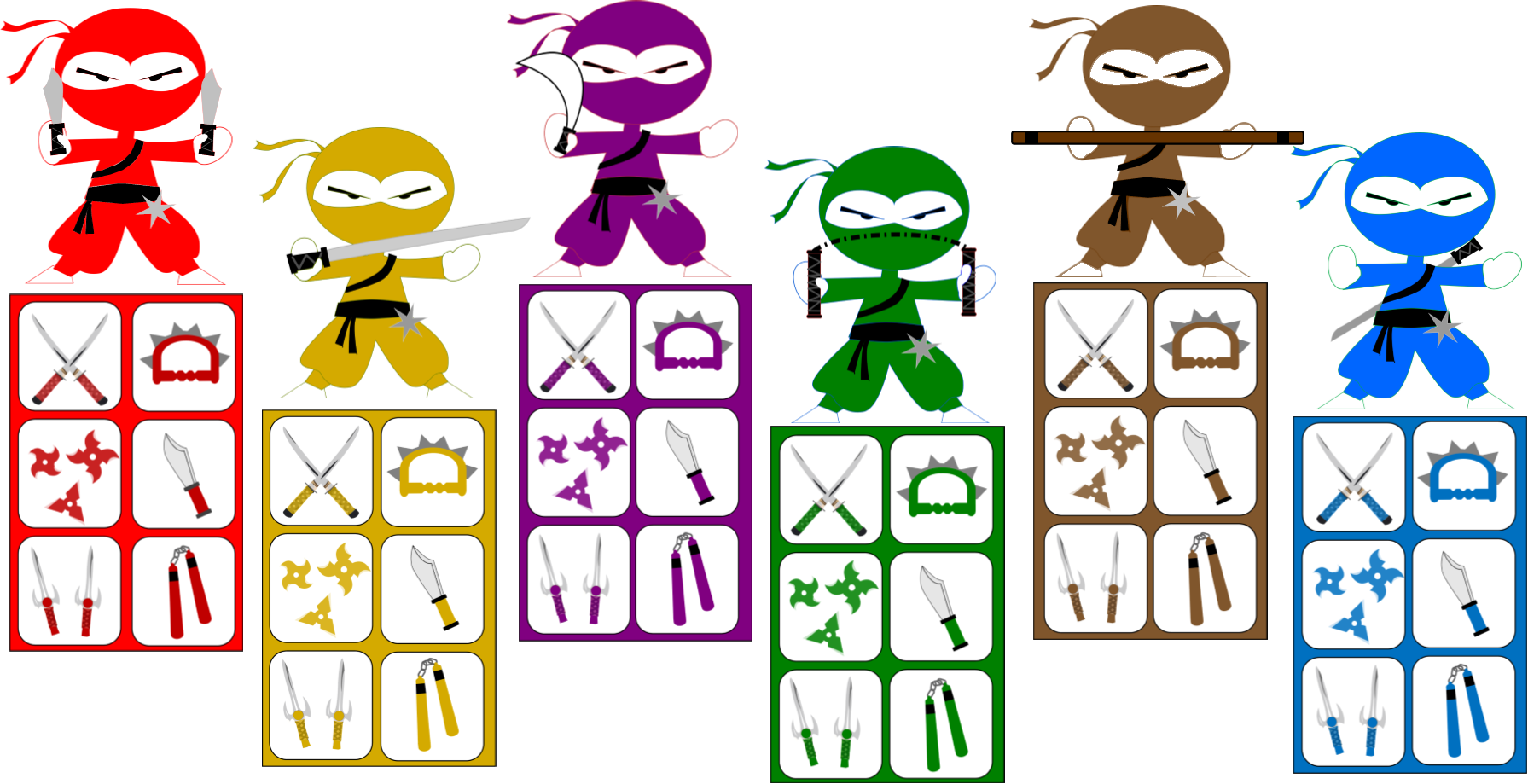 ninja puzzle letters