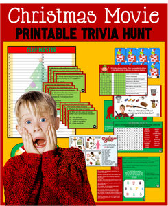 Christmas Movie Trivia Treasure Hunt – Queen of Theme Party Games