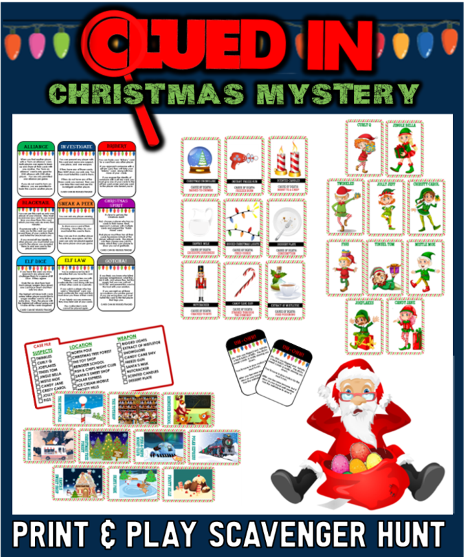 Free Printable Christmas Mystery Games Printable Temp - vrogue.co