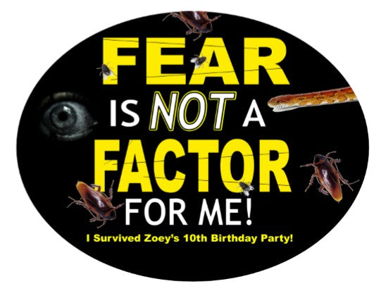 Free Fear Factor Printables