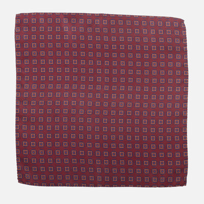 Fumagalli Pocket Square Lusso Red Front