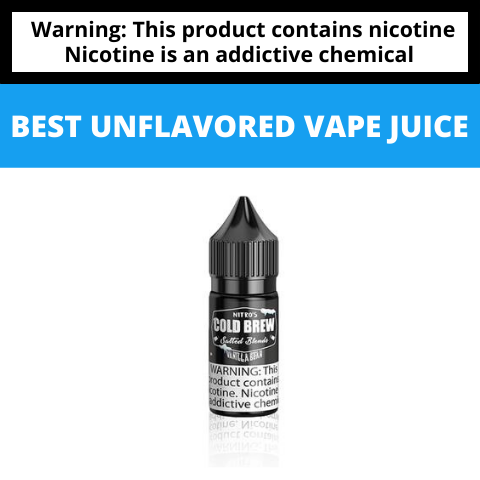 unflavored vape pen