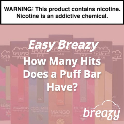 
    How Many Hits Does a Puff Bar Have? – Breazy
  