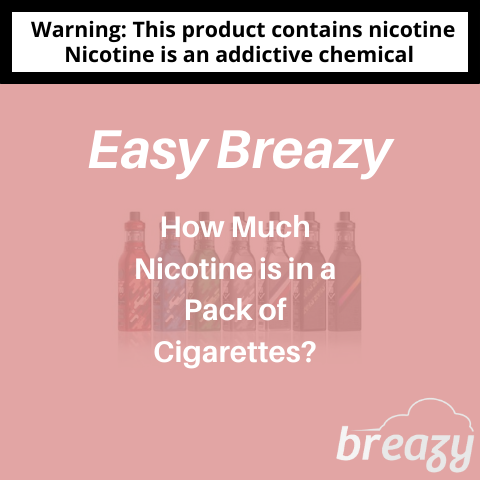 
    How Much Nicotine is in a Pack of Cigarettes? – Breazy
  