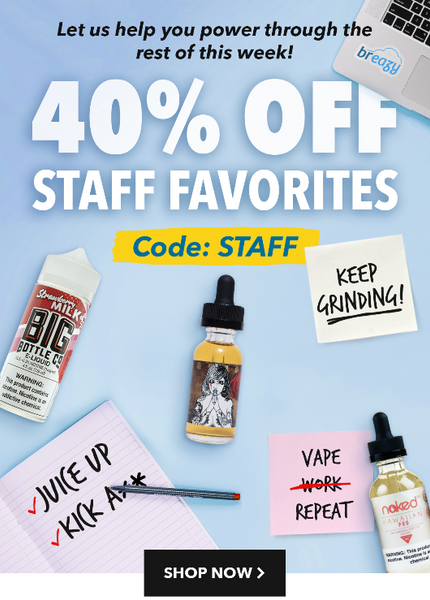 Mid Week Pick Me Up - 40% Off Staff Favorites