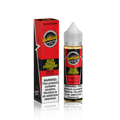 Strawberry Killer Kustard - E liquide Vapetasia