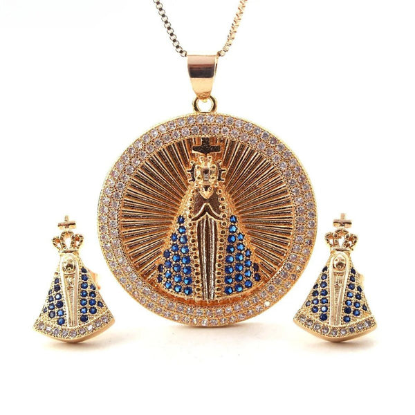 Women's necklace of Our Lady