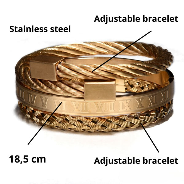 bracelet, gold plated