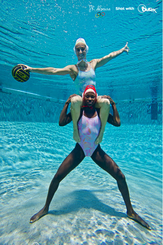 Women's olympic water polo co captains Outex photoshoot 7