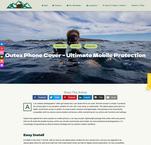 Examen de la couverture du téléphone Outex – Protection mobile ultime
