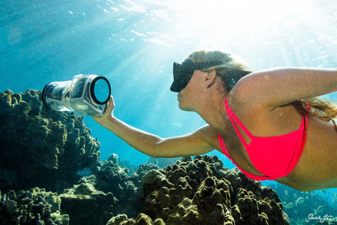 Alison Teal of Alison Adventures takes underwater photos to help protect her native Hawaii's natural environment