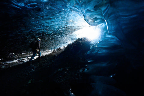 Underground ice cave photo by Outex waterproof photographer Steffen Kirschner