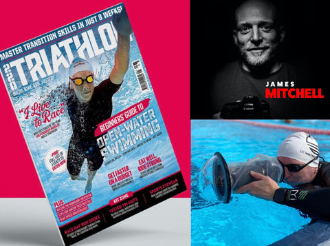 Outex waterproof housing used by pro triathlon photographer James Mitchell