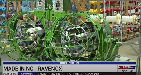 Fox8 新闻报道 Ravenox - 北卡罗来纳州制造的绳索制造商