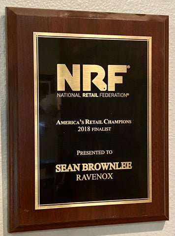 National Retail Federation America's Retail Champion Award Sean Brownlee Ravenox 2018