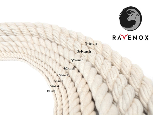 Natural Hemp Rope - 2mm to 36mm Sizes