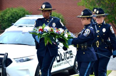 Peace Officers Memorial monument, commemorating the dedication and sacrifices of law enforcement officers who have lost their lives in the line of duty