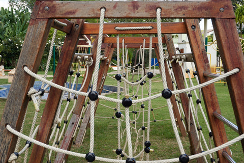 Backyard Rope Obstacle Course