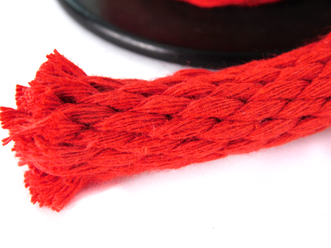 Ravenox Solid Braid Rope in Red