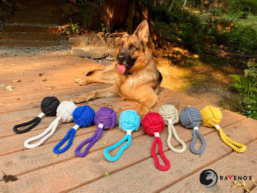 Ravenox Natural Hemp Dog Toys  For Puppies and Aggressive Chewers