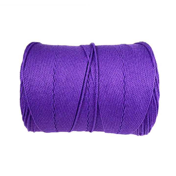 2-EASY FLUFF Macrame Cord 6MM 100 Yards West Coast Fibre PURPLE