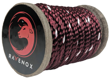 Wellmax Diamond Braid Nylon Rope, 1/2in X 100FT with Bonus 1/4in x25FT