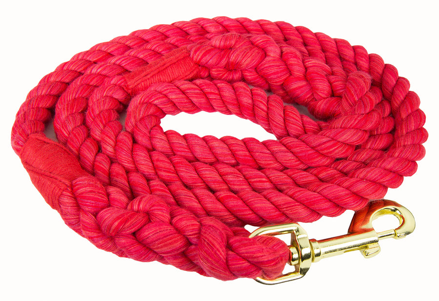 red rope dog lead