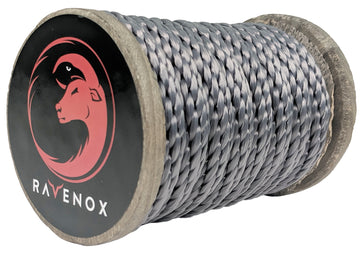 Ravenox Solid Braid Polyester Rope | American-Made Hunter Green 5/16-Inch x 250-Feet (Half Spool)