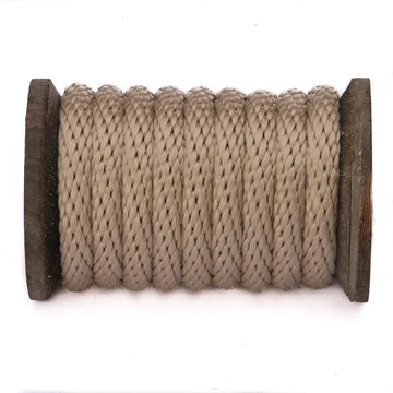 Rope Polypropylene 3 strand standard 3/8 x 630' Yellow Tensile strength  2900 lb