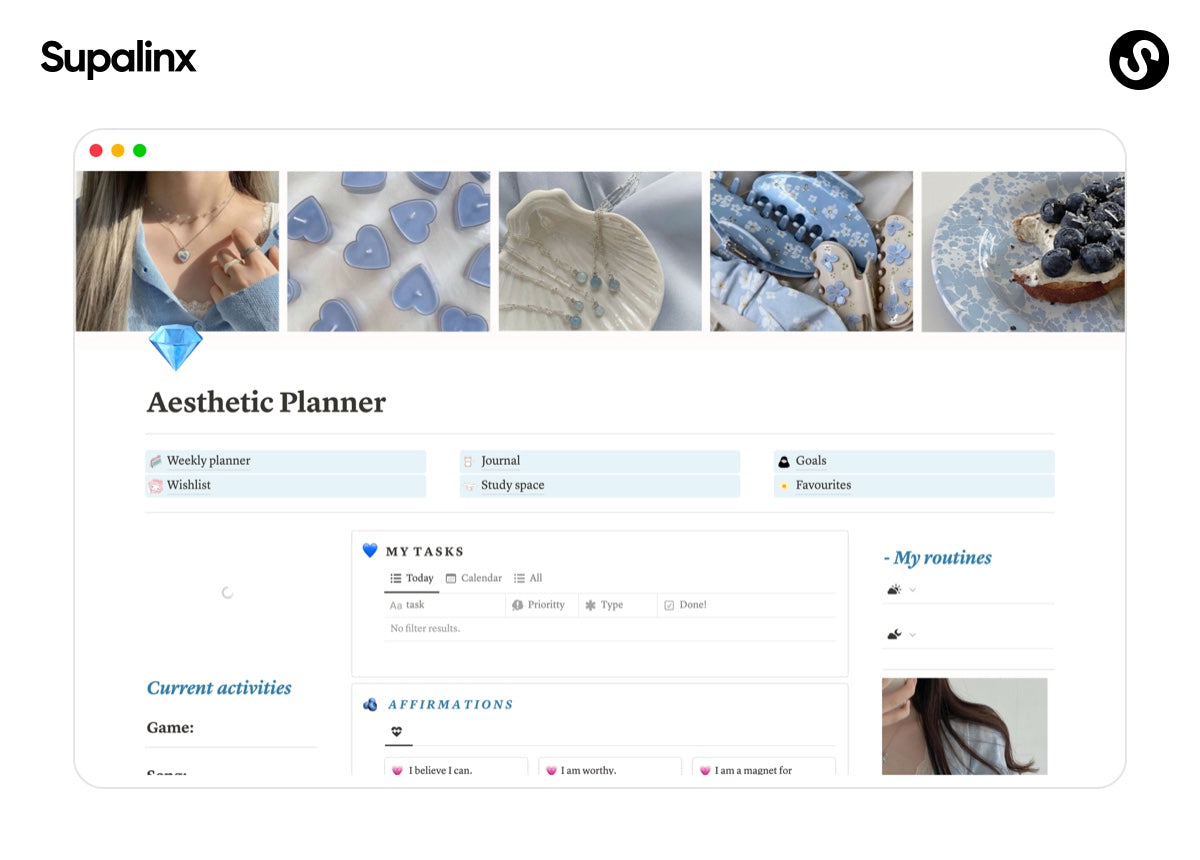 25+ Aesthetic Notion Templates for 2024