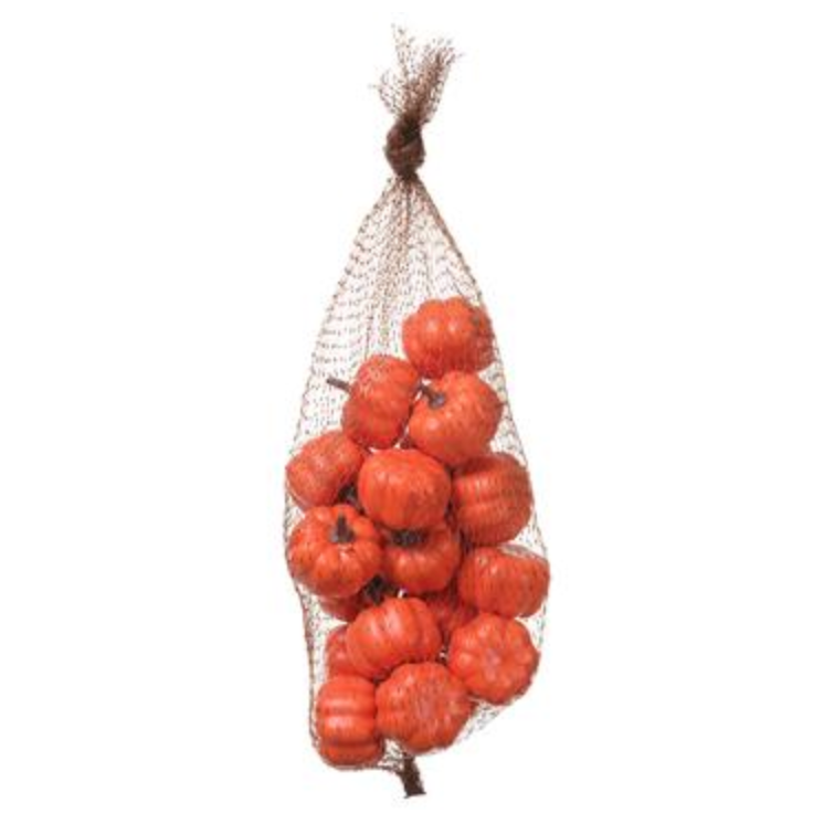 Pumpkins in a Bag 3.5" Set of 20