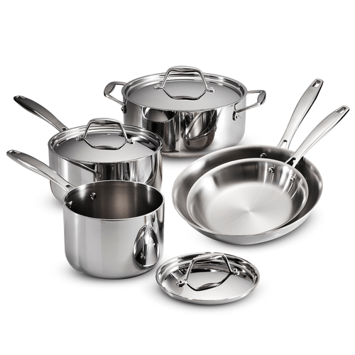 Tramontina Covered Sauce Pan Stainless Steel Tri-Ply Clad 2 Qt, 80116/022DS