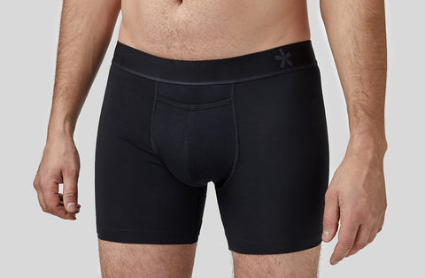 A boxer brief from Manmade worn by a model.