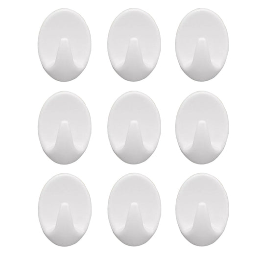 1544 Self Adhesive Plastic Wall Hook Set for Home Kitchen and