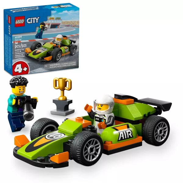 Green Race Car