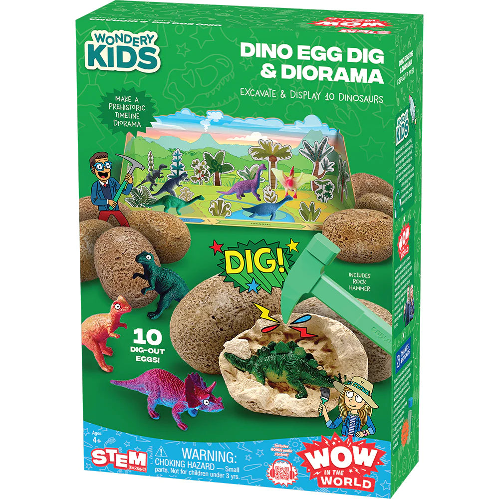 Dino Egg Dig & Diorama Wow in the World