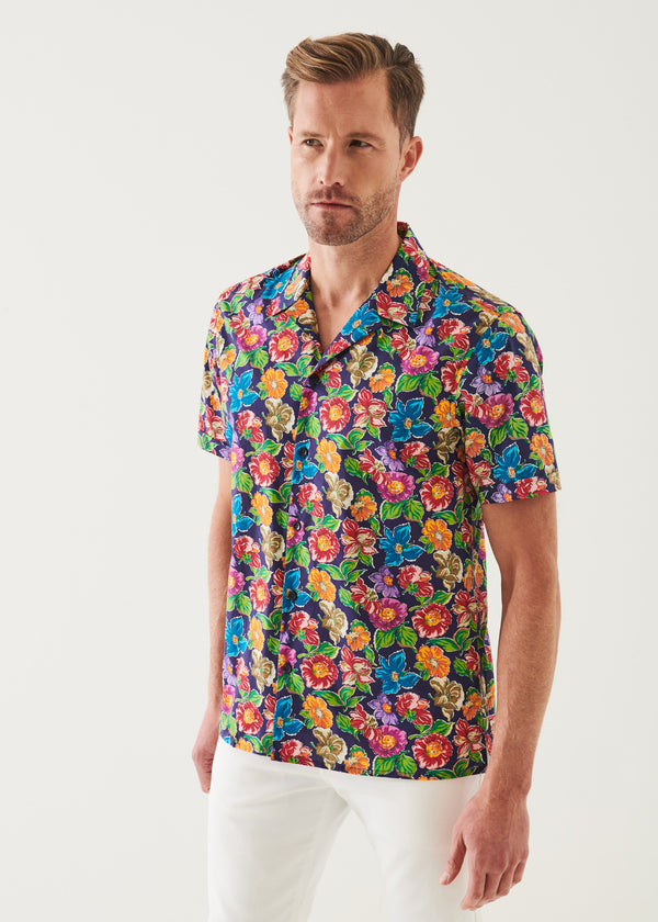 PAISLEY CAMP COLLAR SHIRT