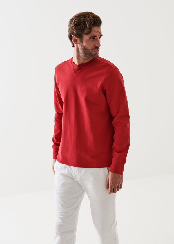 PIMA COTTON STRETCH LONG SLEEVE T-SHIRT