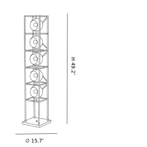 American_Ball_Tower_Floor_Lamp_CAD