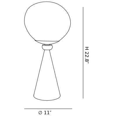 Art Lava Table Lamp CAD