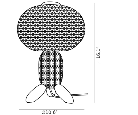 Lampe de table Balloon_CAD