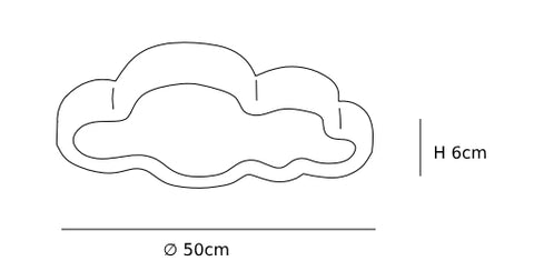 Cloud LED Ceiling Light CAD