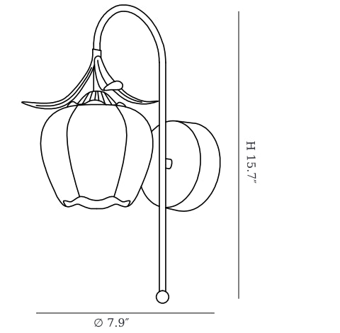 Luna_Flower_Wall_Lamp_CAD_2