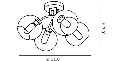Magic_Bean_Glass_Ceiling_Lamp_CAD_1