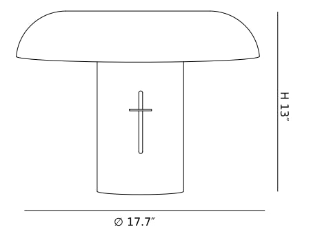 Lampe de table Montera_cad