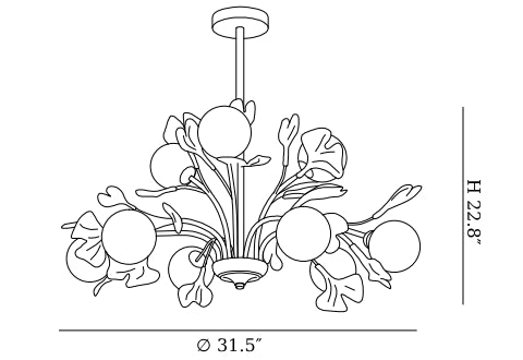 Vico_Gingko_Chandelier_CAD_9