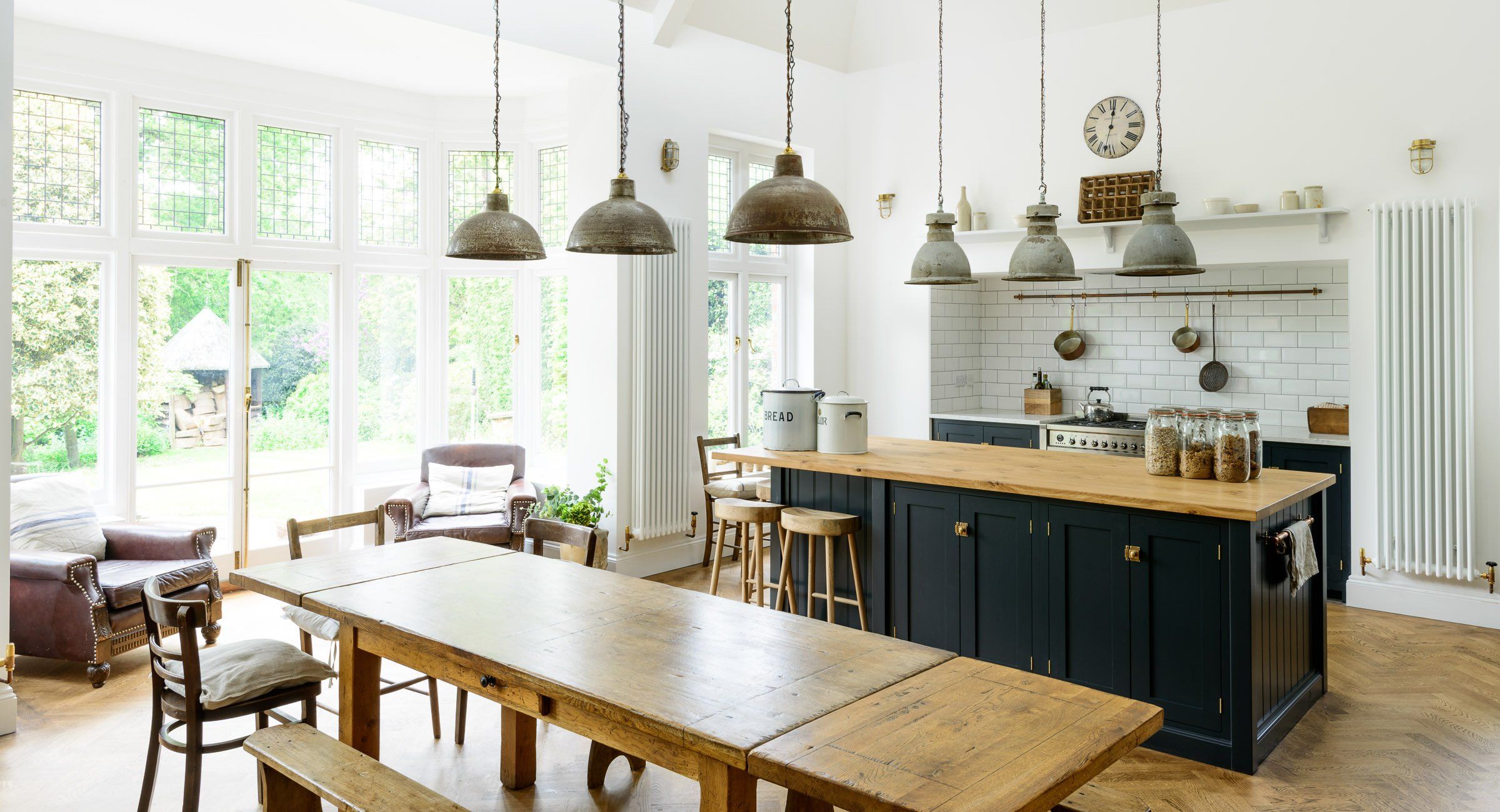 Living room furnishing kitchen